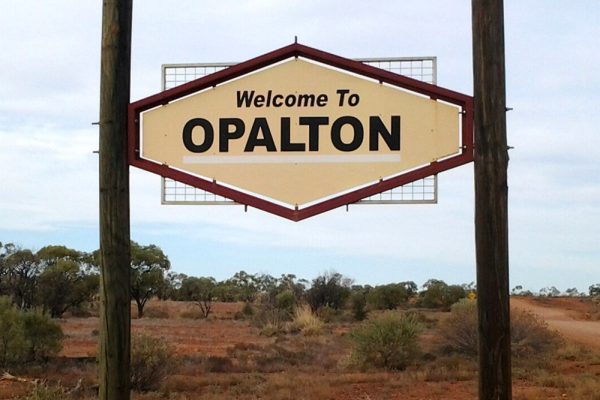 The famous Opalton sign at Winton